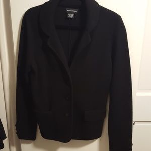 Black 100% cashmere blazer